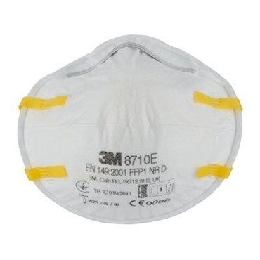 3M 8710E 20 Pack Hand Sanding Respirator Dust Mask Respirator FFP