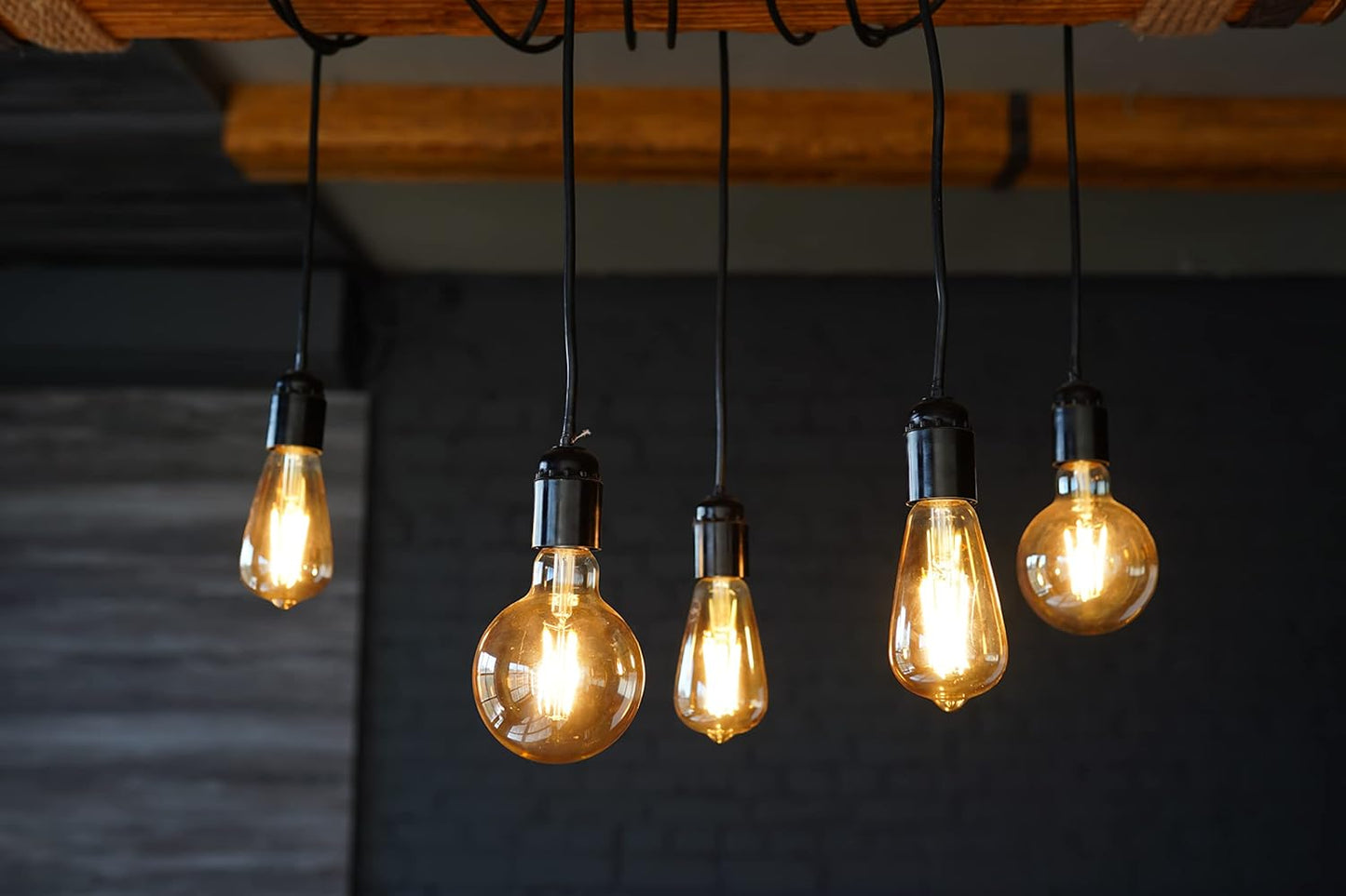 4lite Retro Amber G125 LED Smart Filament Bulb WiFi E27