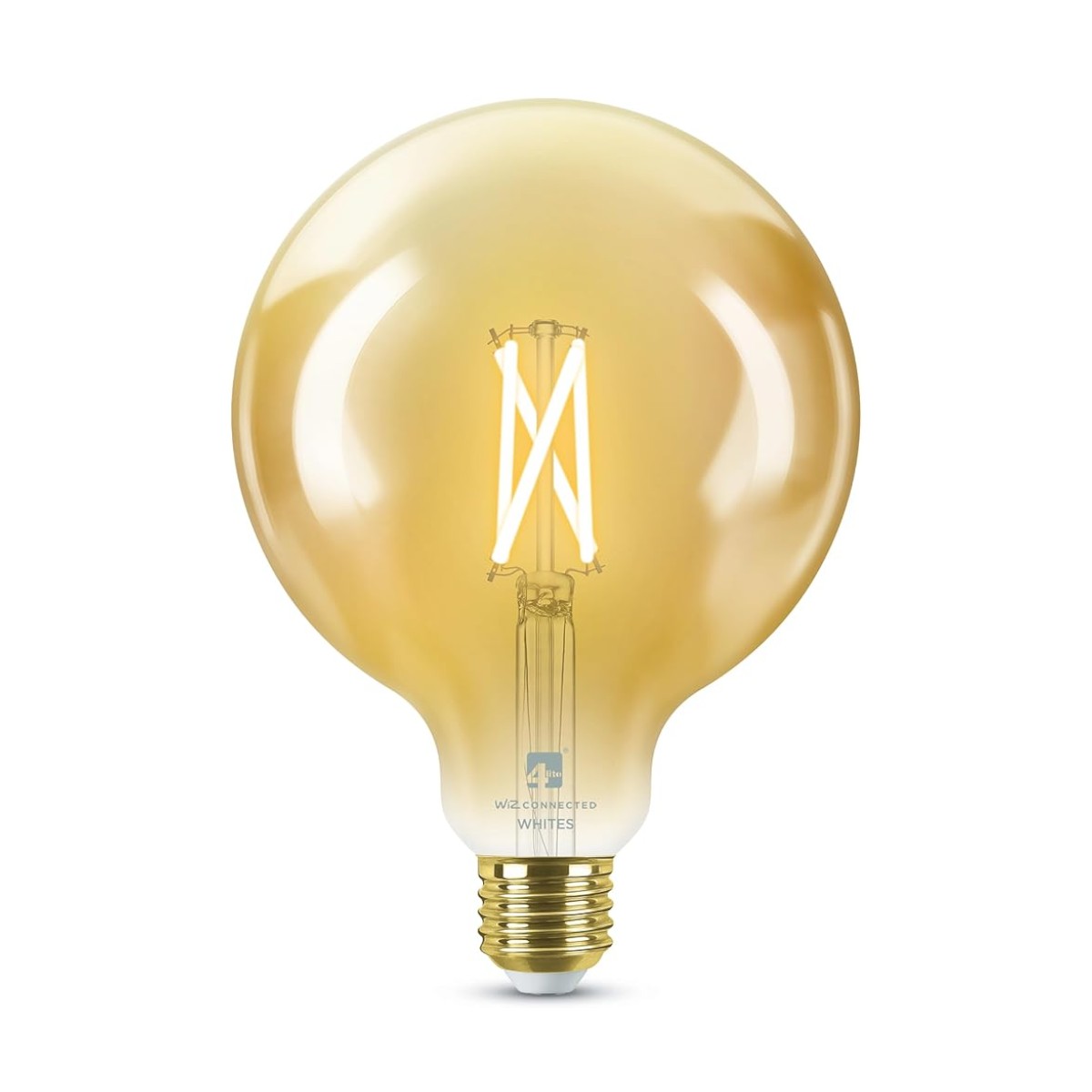 4lite Retro Amber G125 LED Smart Filament Bulb WiFi E27