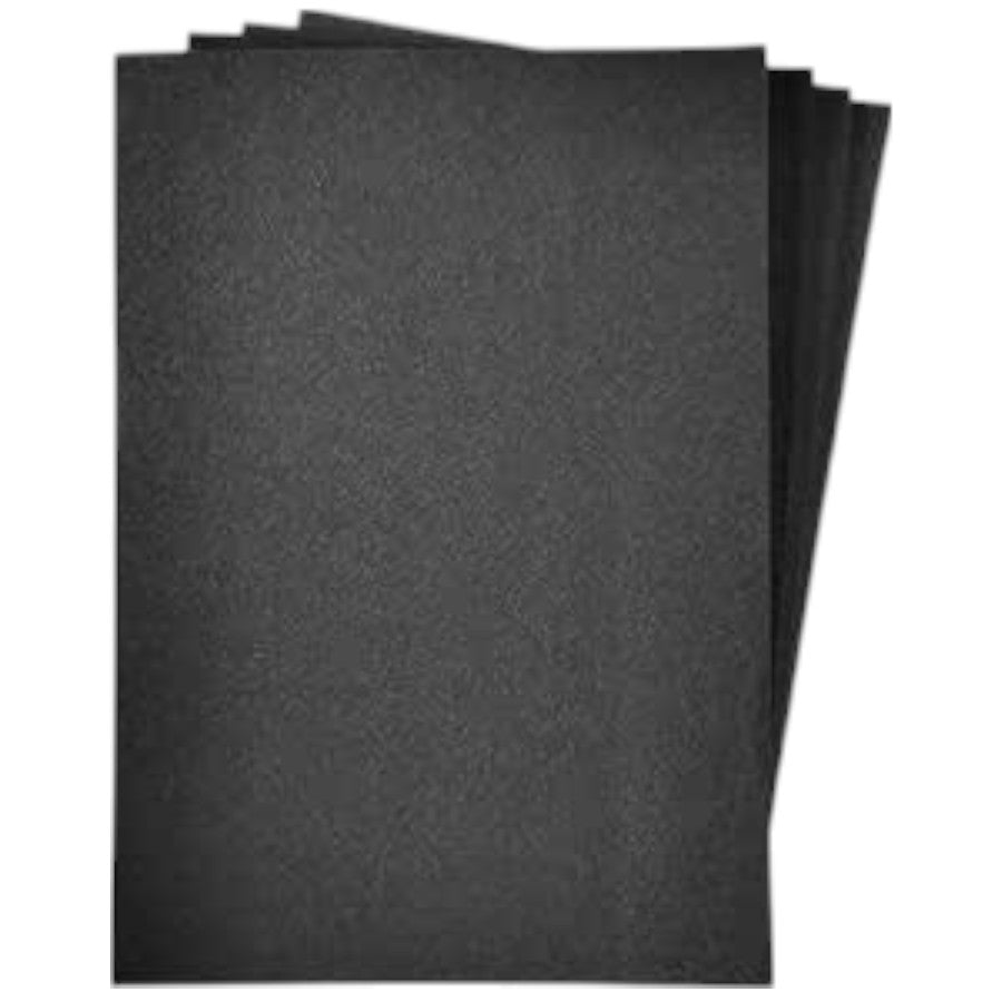 A2 Black Sugar Paper 250 Sheets Pack 100 gsm