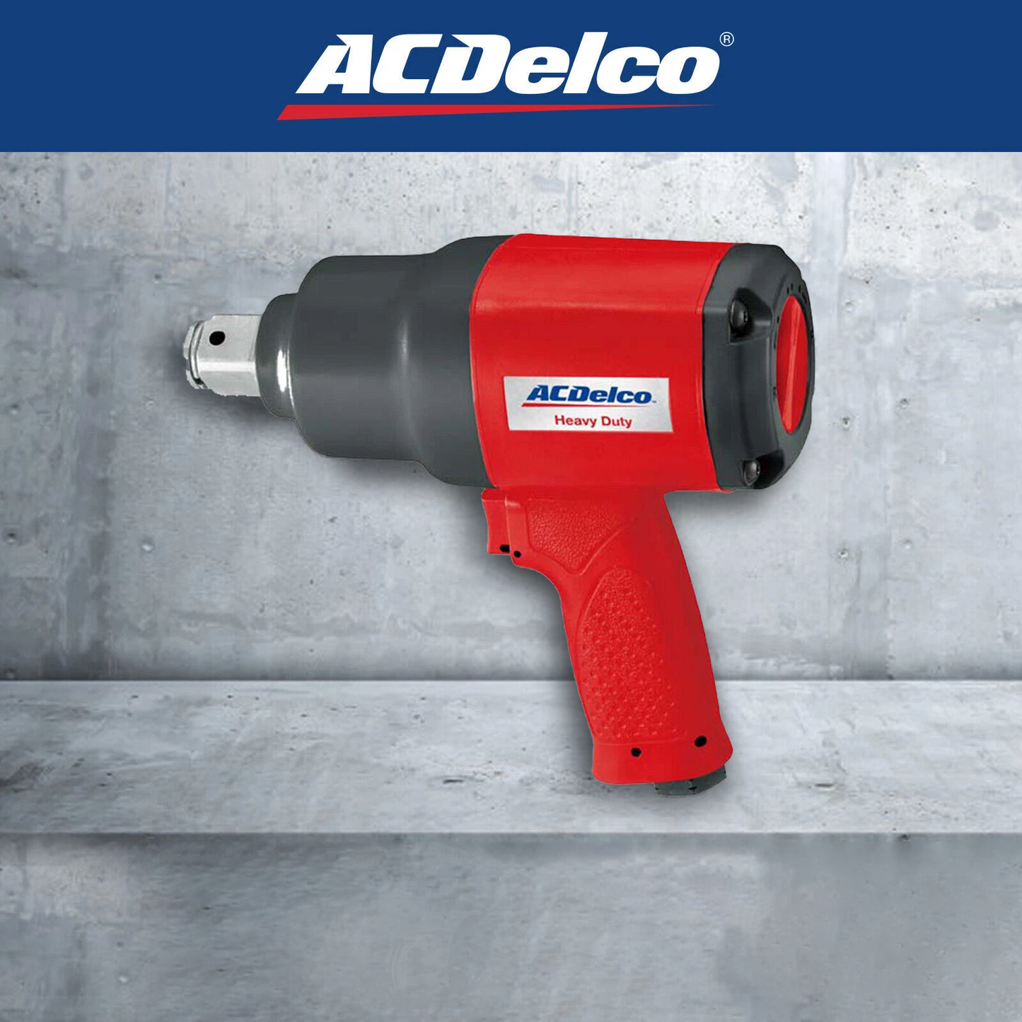 ANI812 ACDelco 1" Square Drive Twin Hammer Pneumatic Impact Wrench Air Tool