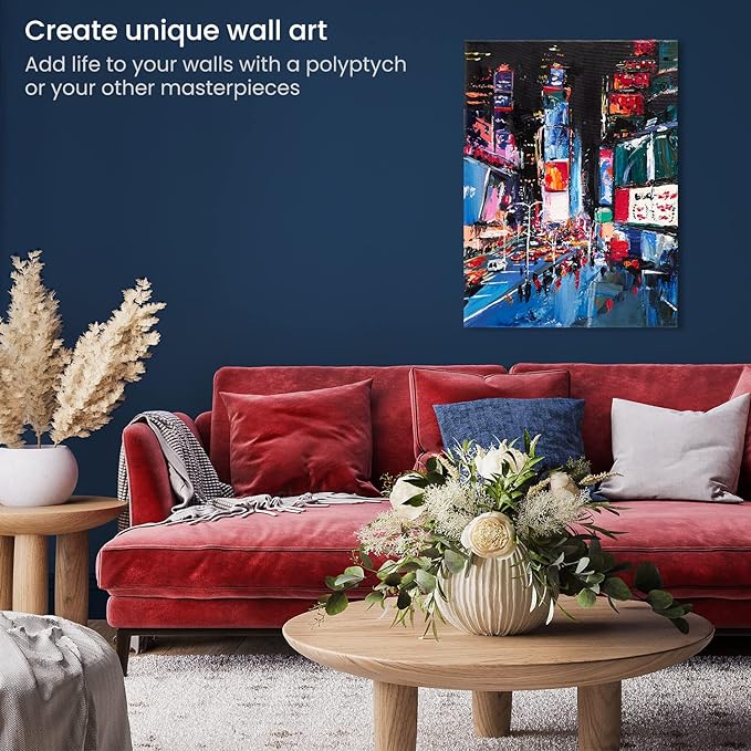 2 Pack Large Arteza Artist Canvas - 100% Cotton Primed Classic Stretched- 30"x40" (80x100cm) -