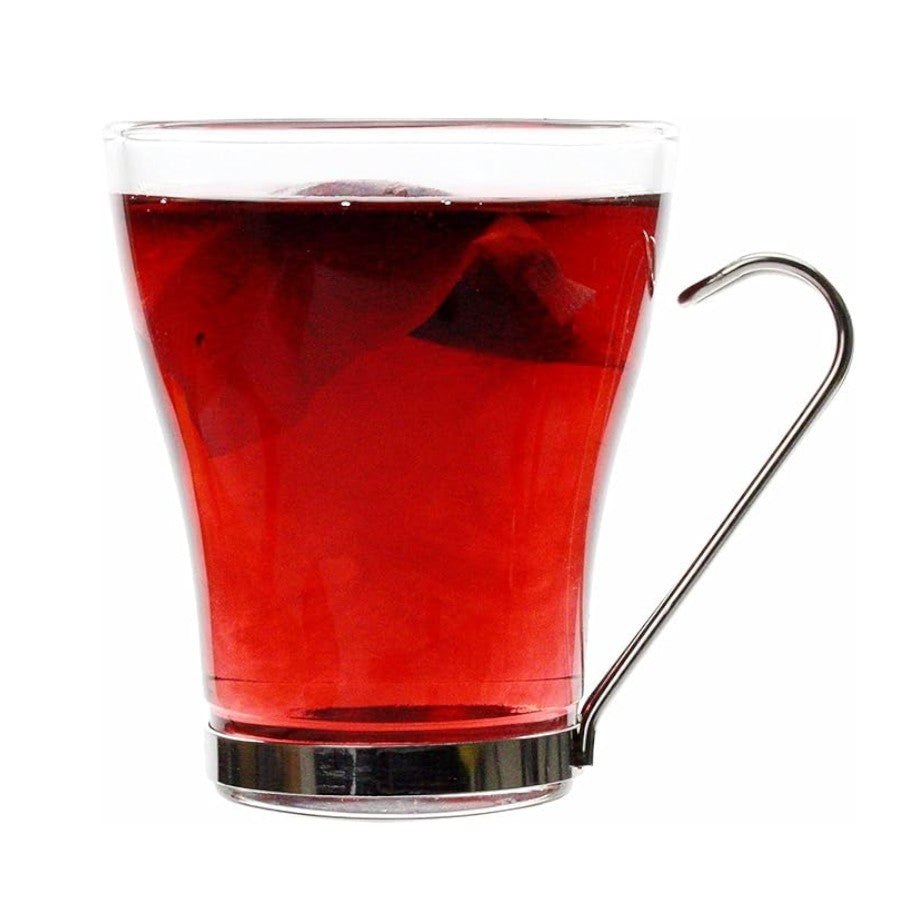 Bormioli Rocco Oslo Large Coffee/Tea Mug Set of 6 in Clear Glass - 320ml / 11oz