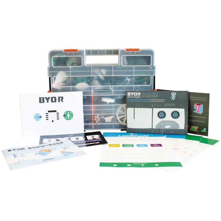 BYOR Build Your Own Robot Kit Ages 7+, 3 Creations, Electronics & Teaching Materials, Unisex Child