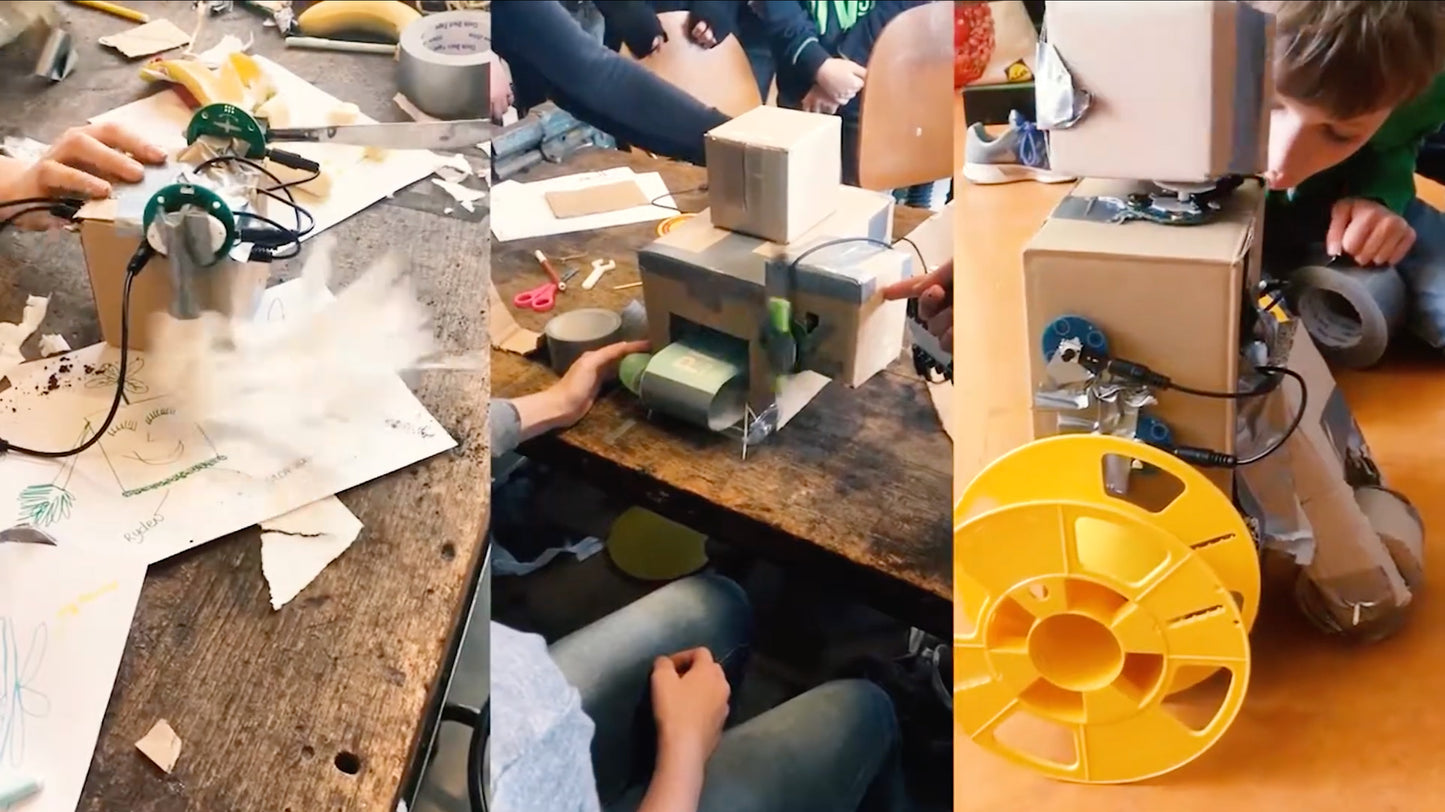 BYOR Build Your Own Robot Kit Ages 7+, 3 Creations, Electronics & Teaching Materials, Unisex Child