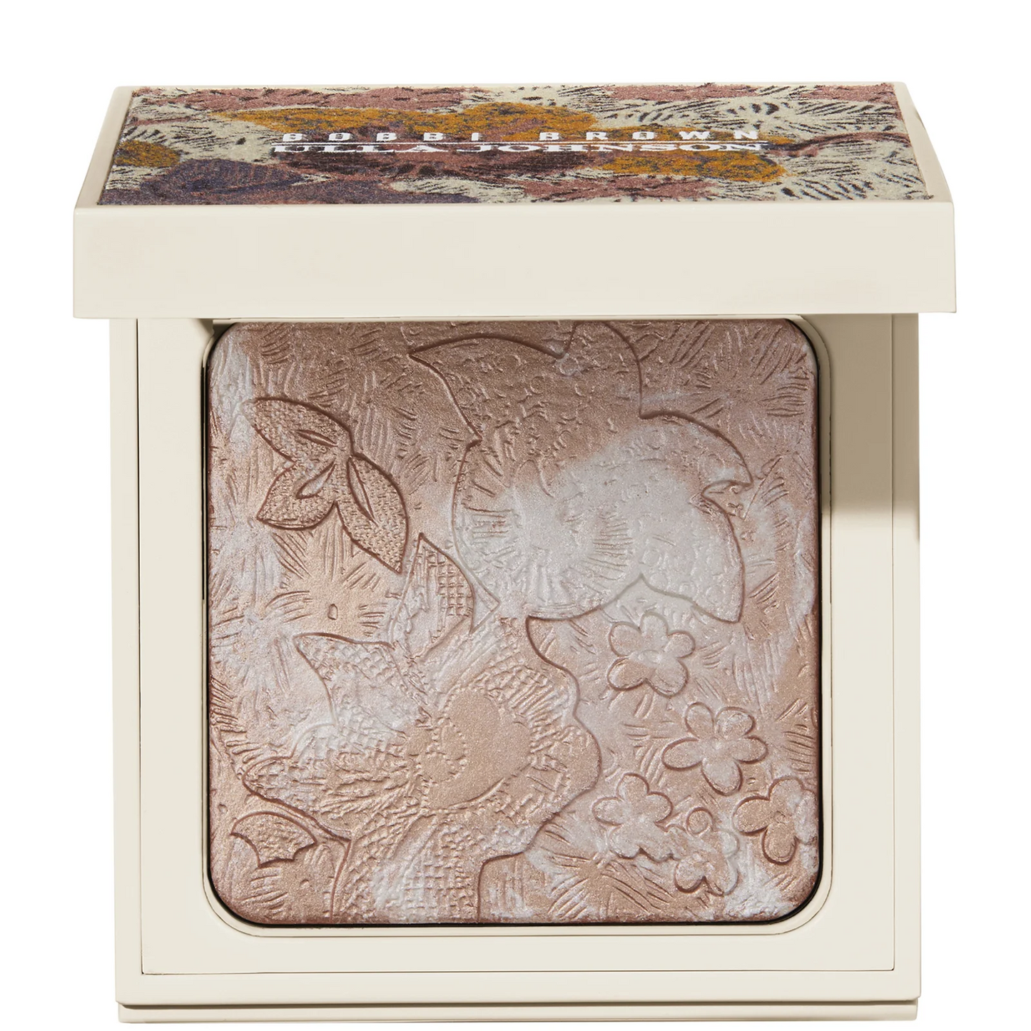 bobbi brown open eyeshadow with decorative packaging on a white background