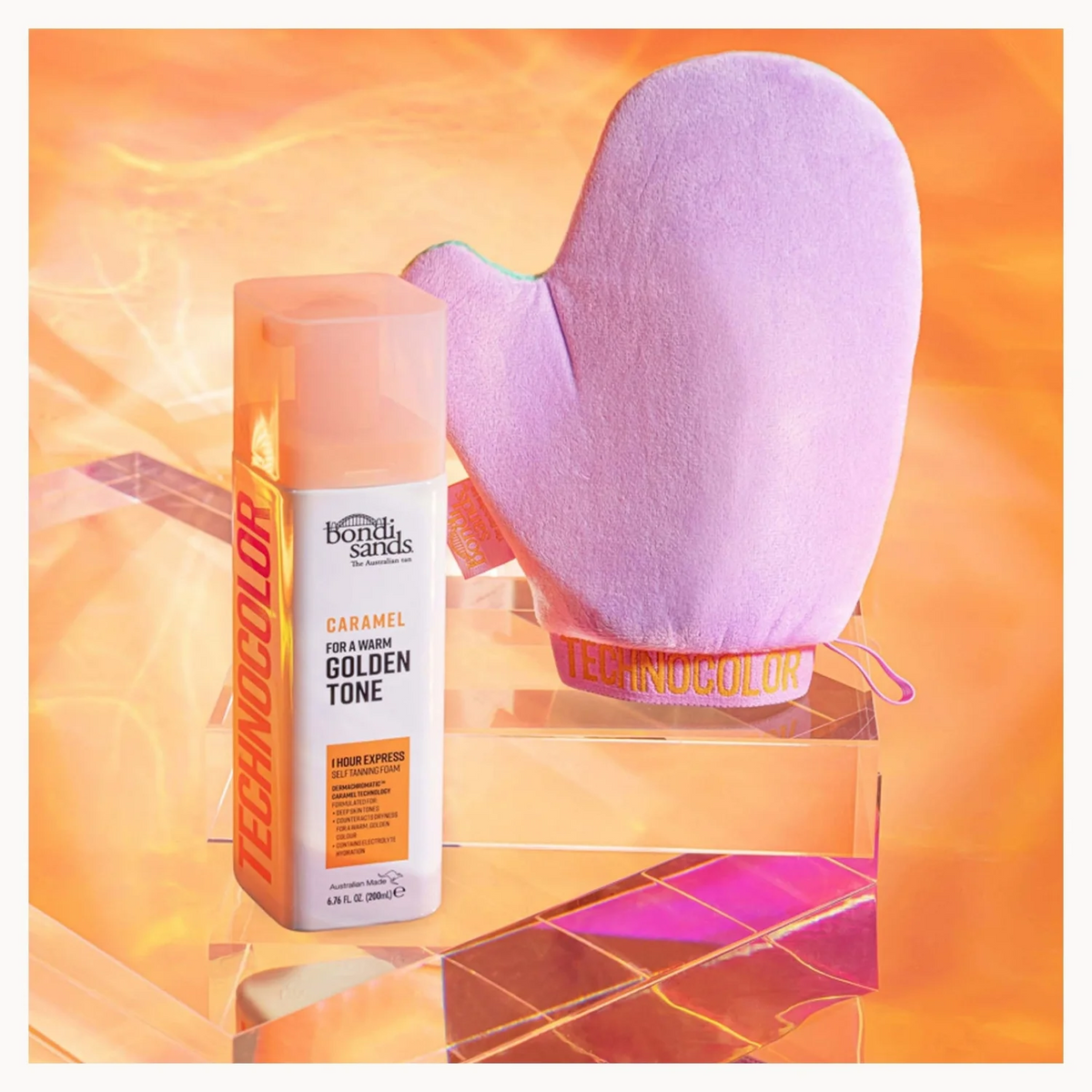 Bondi Sands Technocolor 1 Hour Express Self Tanning Foam - Caramel 200ml (Brand New - No Lid)