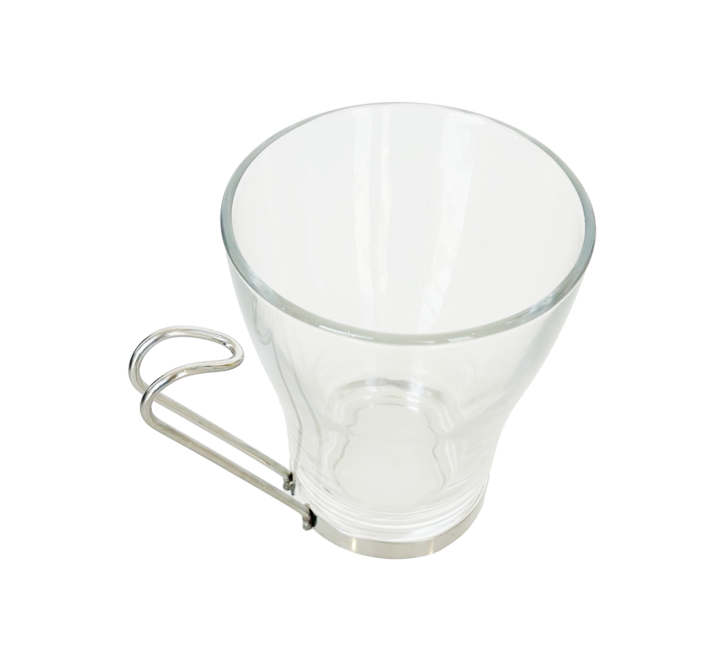 Bormioli Rocco Oslo Large Coffee/Tea Mug Set of 6 in Clear Glass - 320ml / 11oz