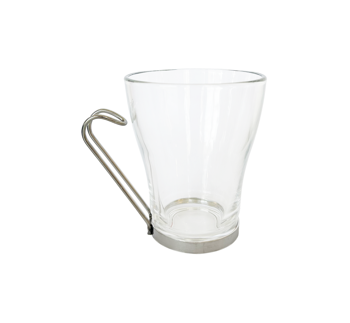 Bormioli Rocco Oslo Large Coffee/Tea Mug Set of 6 in Clear Glass - 320ml / 11oz