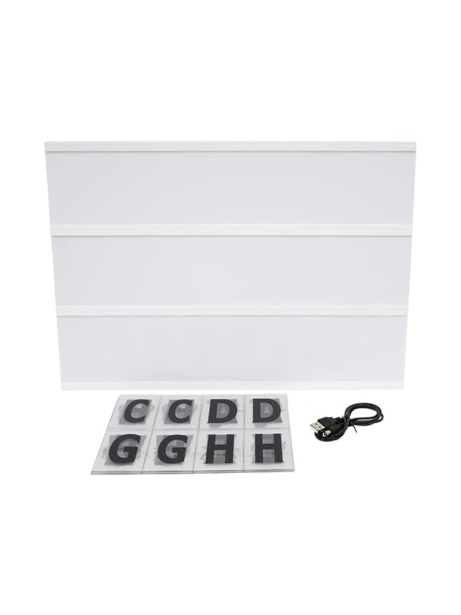 Globrite A3 Cinematic Light Box Inc 85 Letters & Numbers