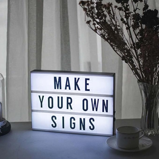 Globrite A3 Cinematic Light Box Inc 85 Letters & Numbers