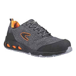 Cofra Reconverted S1P SRC Grey/Orange Safety Trainers - Size 3
