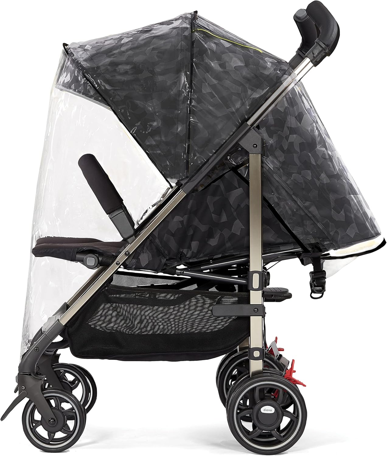 Diono Flexa Luxe Black Platinum, City Ready Umbrella Stroller - Black Camo