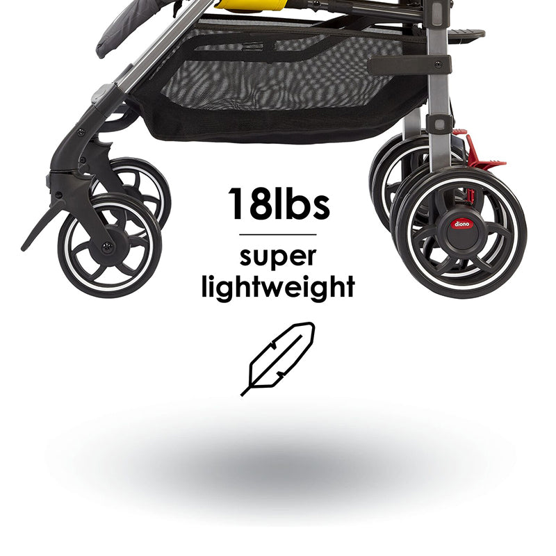 Diono Flexa Luxe Black Platinum, City Ready Umbrella Stroller - Black Camo