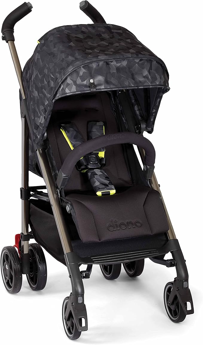 Diono Flexa Luxe Black Platinum, City Ready Umbrella Stroller - Black Camo