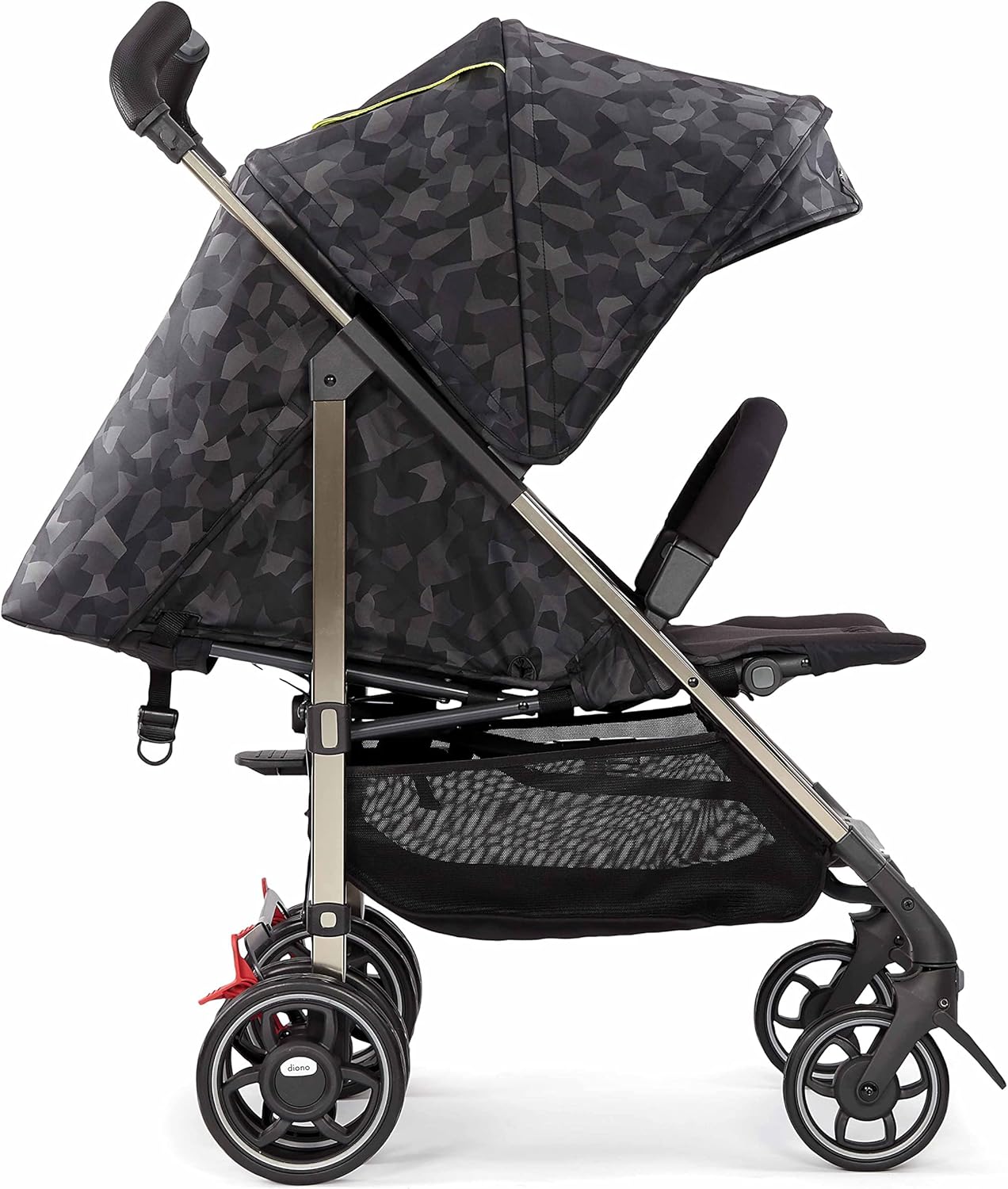 Diono Flexa Luxe Black Platinum, City Ready Umbrella Stroller - Black Camo