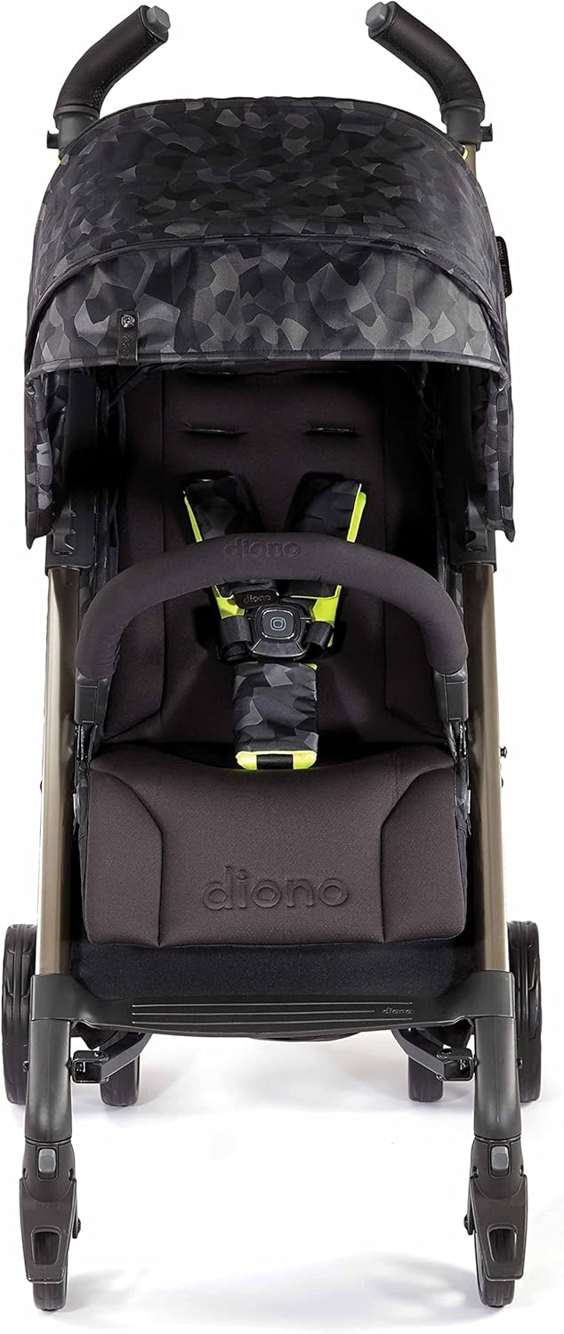 Diono Flexa Luxe Black Platinum, City Ready Umbrella Stroller - Black Camo