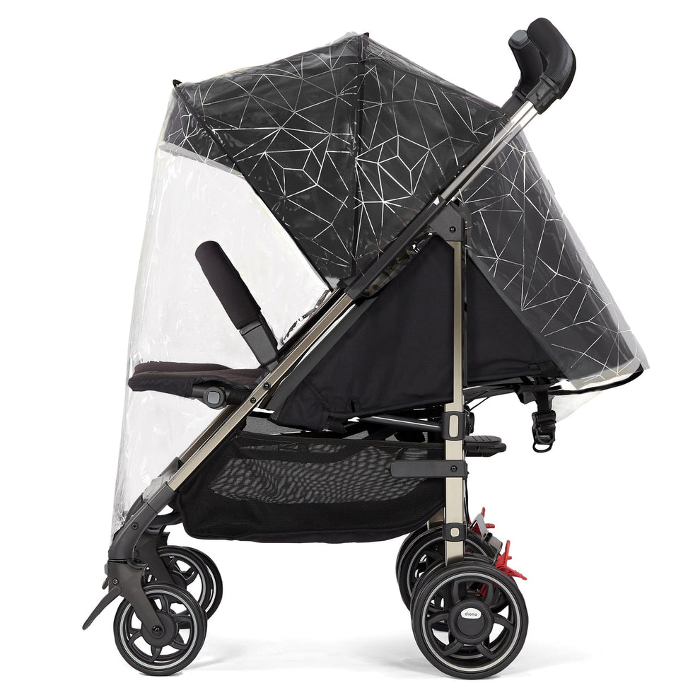 umbrella stroller uk Diono Flexa Luxe Black Platinum, City Ready Umbrella Stroller