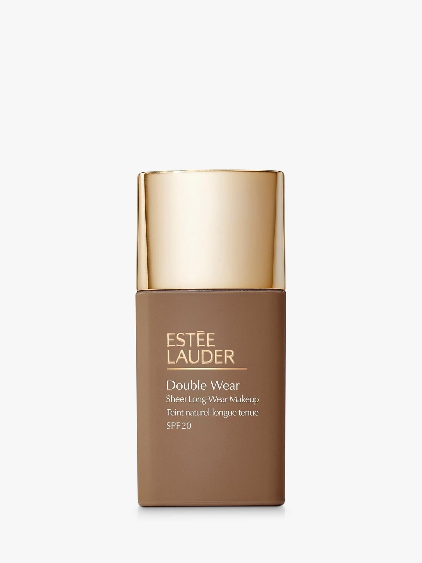 Estée Lauder Double Wear Sheer Foundation SPF 20 30ml – Deep Shades, Oil-Free, Hydrating
