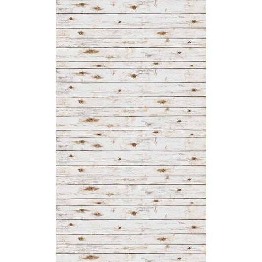 4 x Photography Backdrop Paper - White Washed Wood, 1.2x3.7m each by Ella Bella