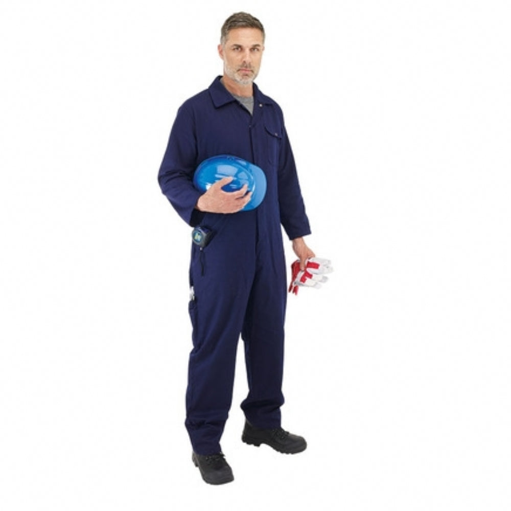 Worksafe Traditional Endurance Cotton Drill Bolier Suit - Navy