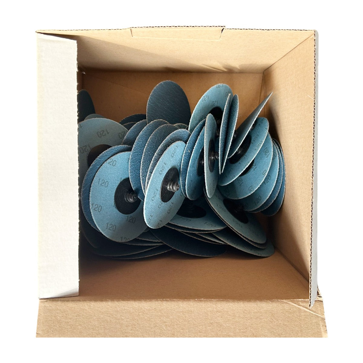 Hermes - 75mm Fastlock Sanding Disc P120 - Box of 50