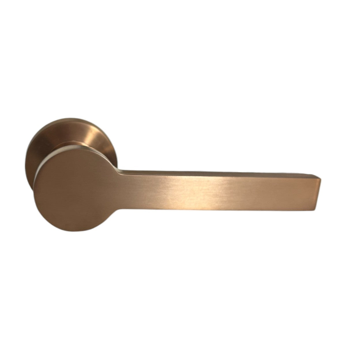 Access Hardware Novas Collection Door Handles - B0110SCU SATIN COPPER 01 LEVER ON ROSE