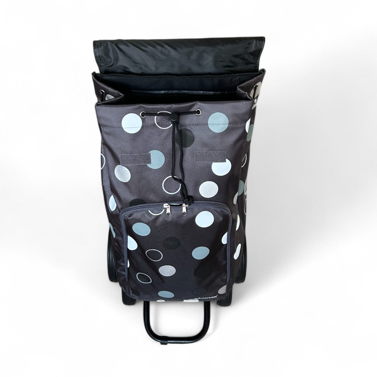 ANDERSEN Quattro Shopper Mira Grey 49L Shopping Trolley, Water-Repellent, Thermo, Height-Adjustable, Water-Repellent, Height-Adjustable