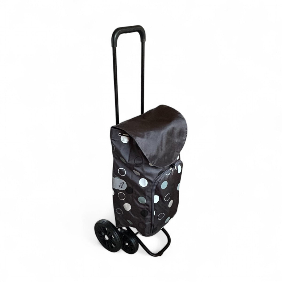 ANDERSEN Quattro Shopper Mira Grey 49L Shopping Trolley, Water-Repellent, Thermo, Height-Adjustable, Water-Repellent, Height-Adjustable