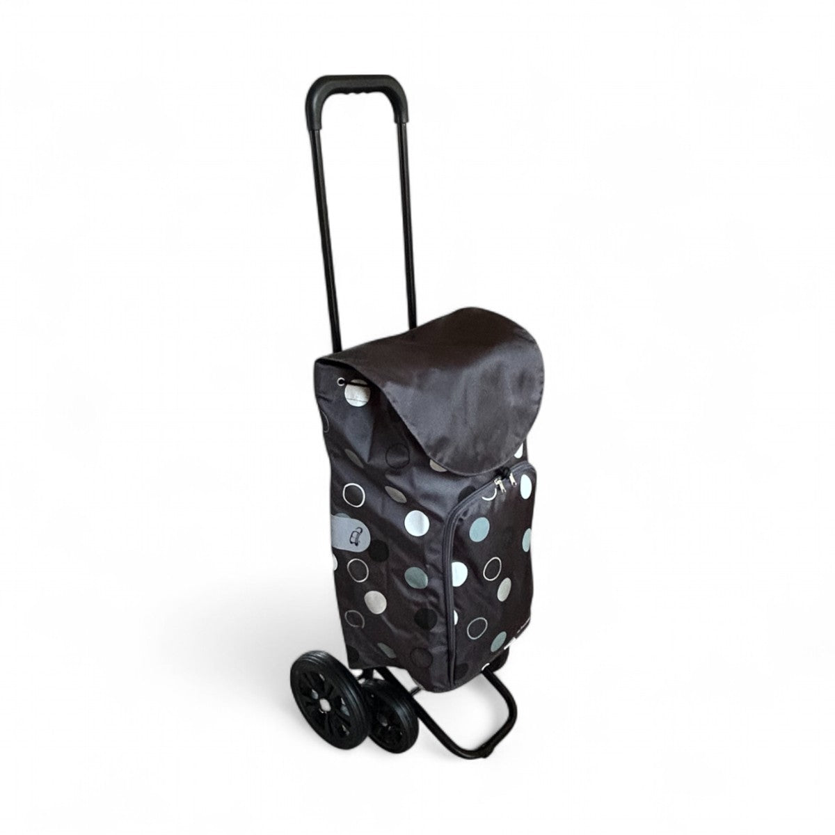 ANDERSEN Quattro Shopper Mira Grey 49L Shopping Trolley, Water-Repellent, Thermo, Height-Adjustable, Water-Repellent, Height-Adjustable