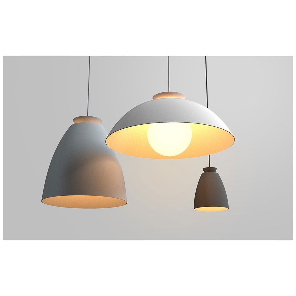 Innermost Chelsea 40 Black/Gold Pendant Light Modern Industrial Minimal W42 x D42 x H43cm