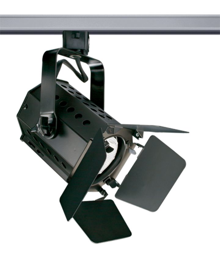 Juno Track Lighting T295BL Theatrical Light - 50W R20/PAR20 - Black