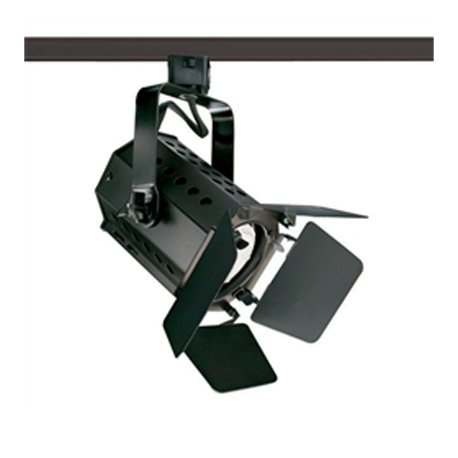 Juno Track Lighting T295BL Theatrical Light - 50W R20/PAR20 - Black