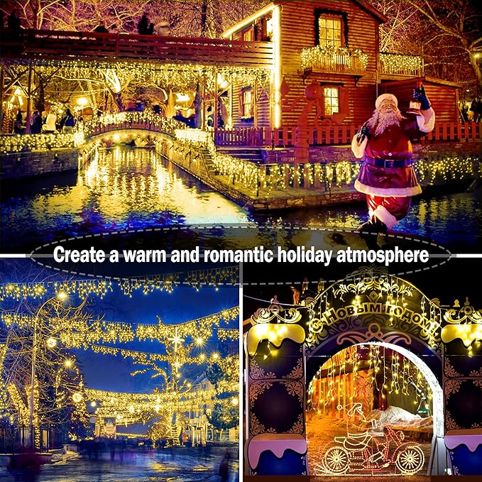 Knonew 1216 LED Warm White Christmas Light Set