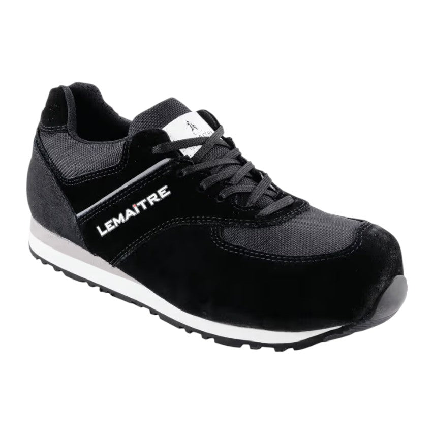 LEMAITRE SECURITE JOEY Unisex Black Composite Toe Capped Safety Trainers - Size UK 8 (EU 42)