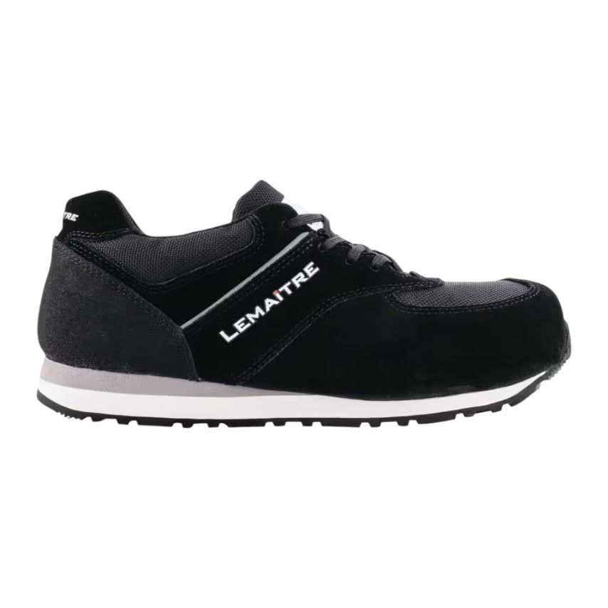 LEMAITRE SECURITE JOEY Unisex Black Composite Toe Capped Safety Trainers - Size UK 8 (EU 42)