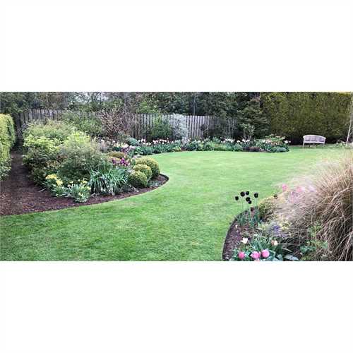 Apollo 10m Smartedge Flexible Lawn Edging Inc Fixing Clips- Black - H14cm