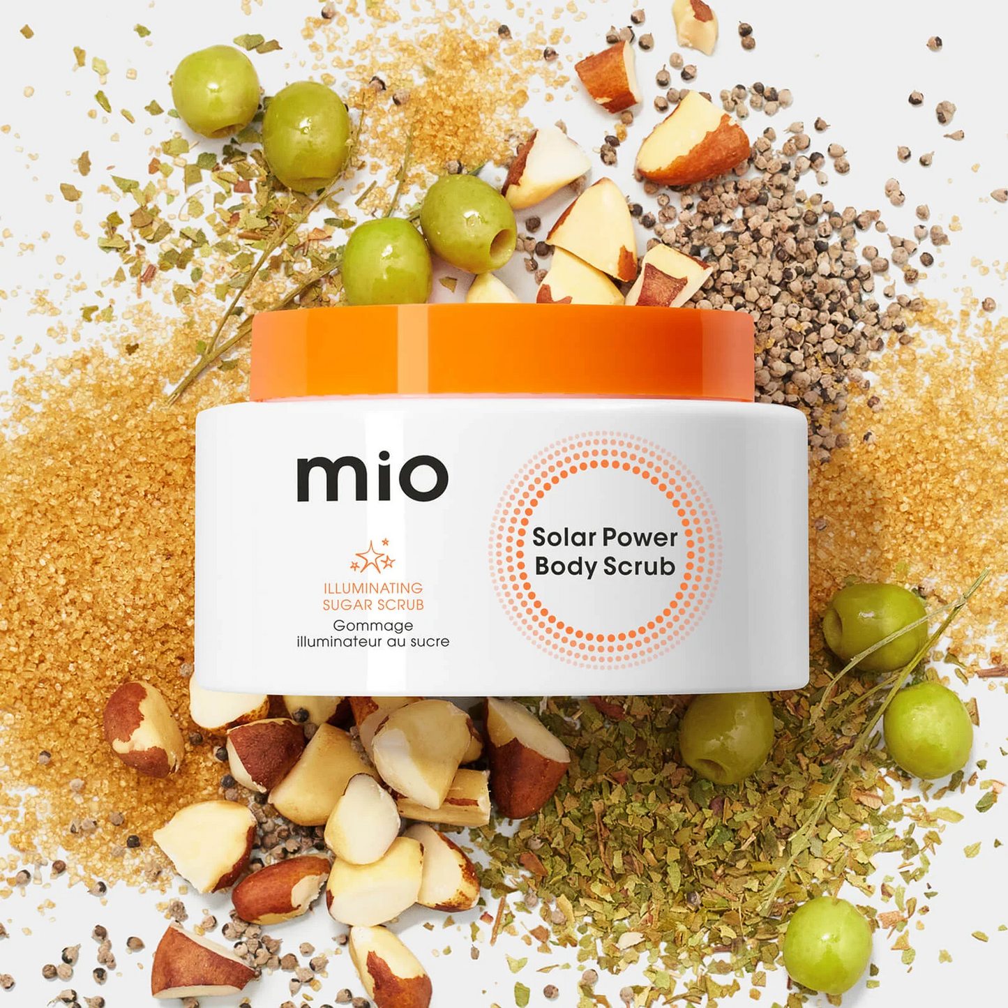 MIO - Solar Power Moisturising Exfoliating Sugar Body Scrub 275g