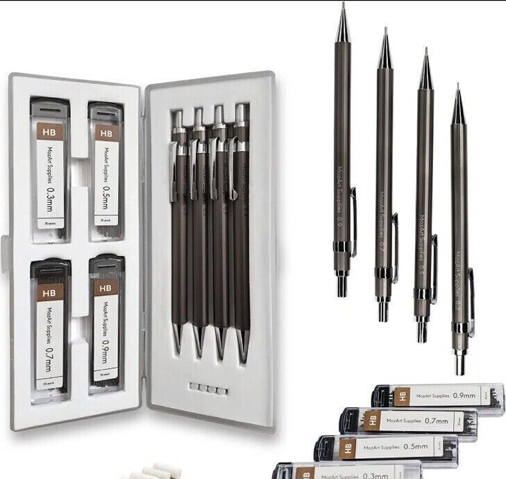 MozArt - Mechanical Pencil Set with Case