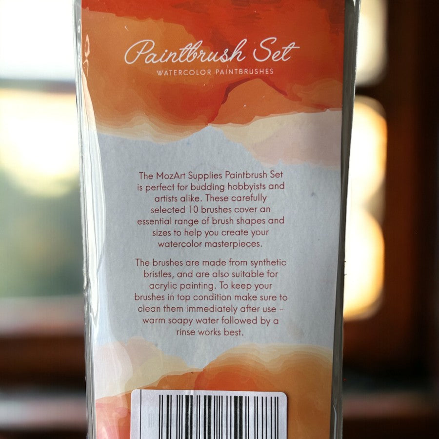 MozArt - Watercolour Brushes - 10 pack