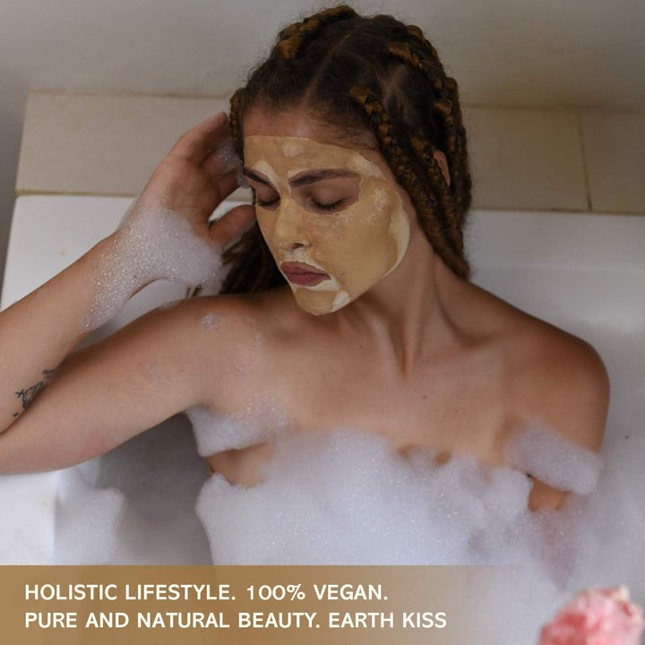 Earth Kiss - Organic Super Naturals Kombucha and Turmeric Detoxifying Clay Face Mask