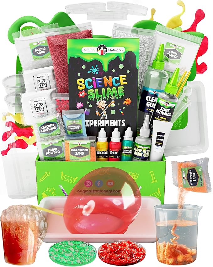 Original Stationery Slime Making Kit DIY Design Your Own Slime Fun Kids Party Activity Toys & Experiments