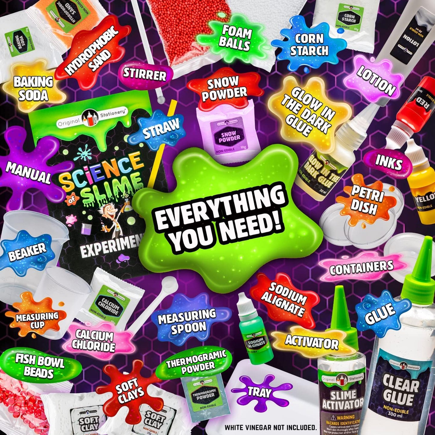 Original Stationery Slime Making Kit DIY Design Your Own Slime Fun Kids Party Activity Toys & Experiments