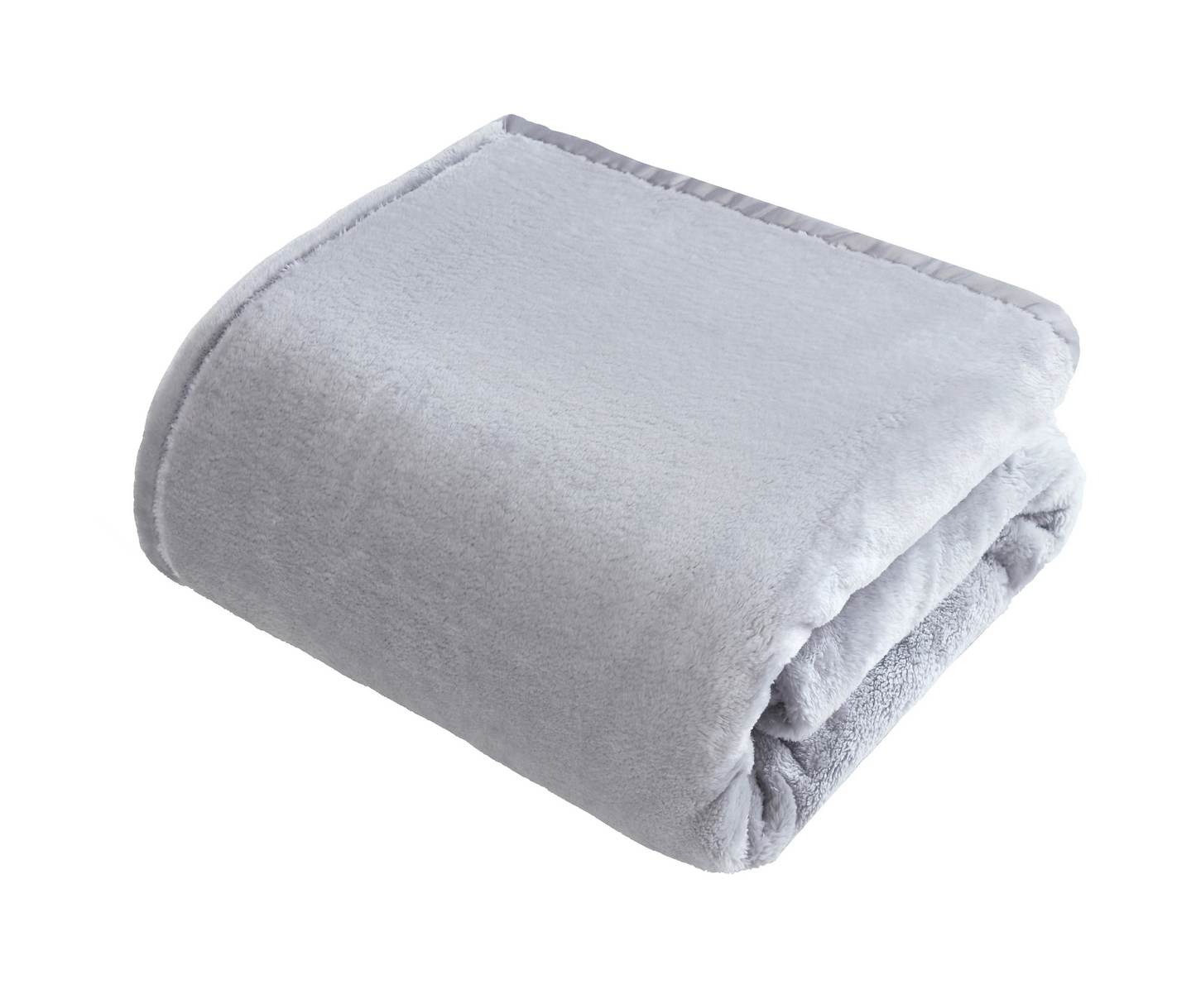 Poly Fleece Blanket - 150 x 200cm in Silver