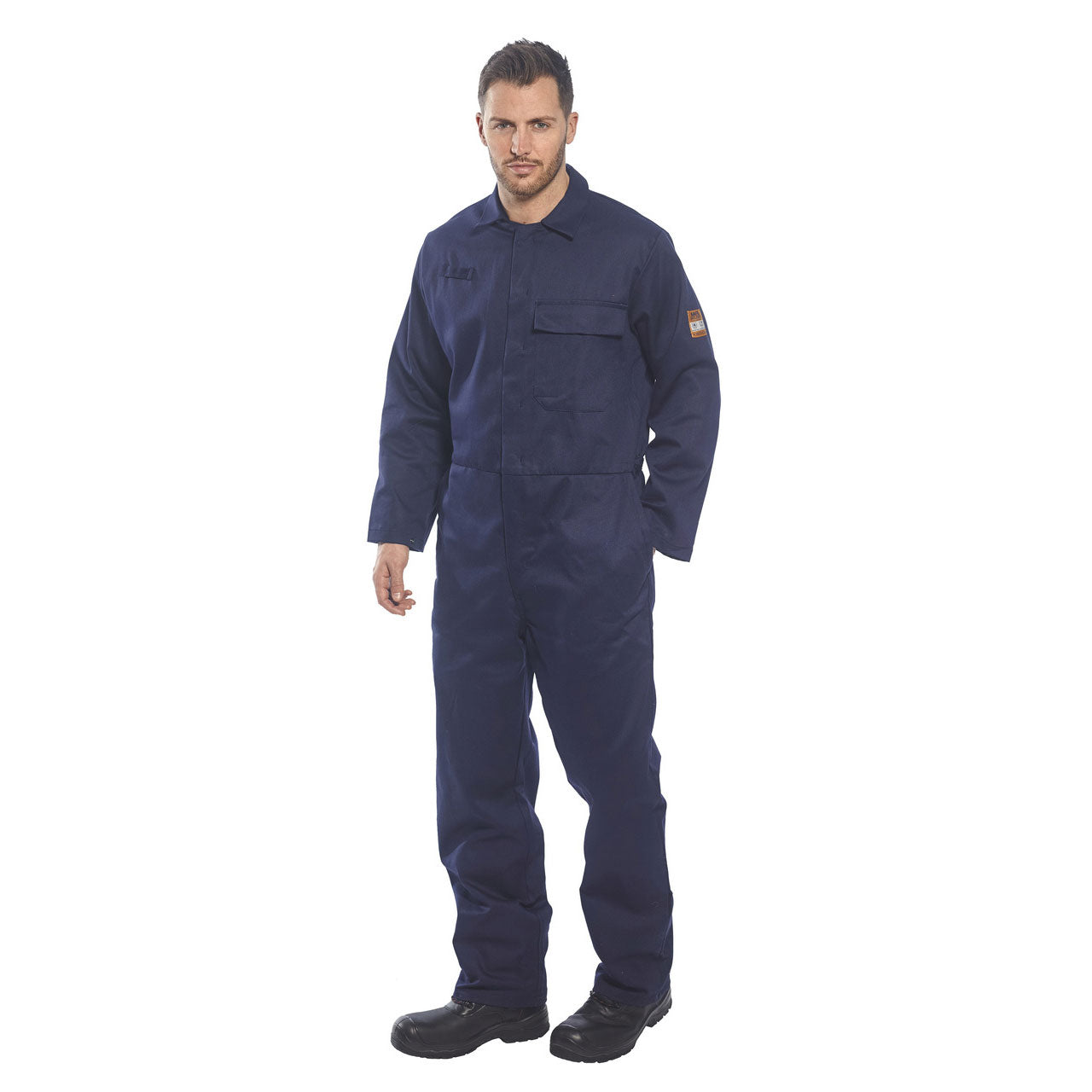 Portwest CE Safe FR AntiStatic Welder Boiler Suit Leg 31" Navy C030 - Sizes XXL & XXXL ONLY