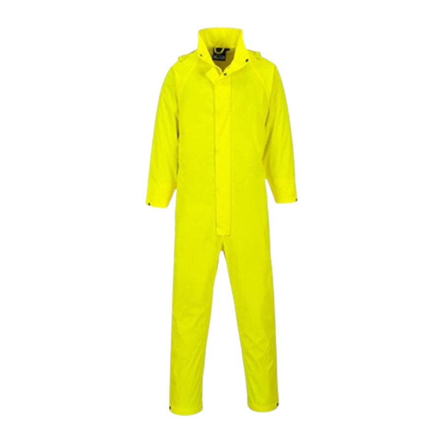 Portwest S452 Sealtex Classic Wind & Waterproof Coverall boilersuit High Vis Yellow - Size XL Only