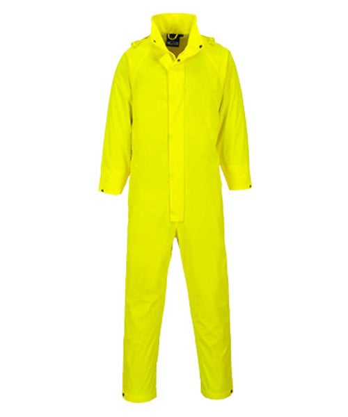 Portwest S452 Sealtex Classic Wind & Waterproof Coverall boilersuit High Vis Yellow - Size XL Only