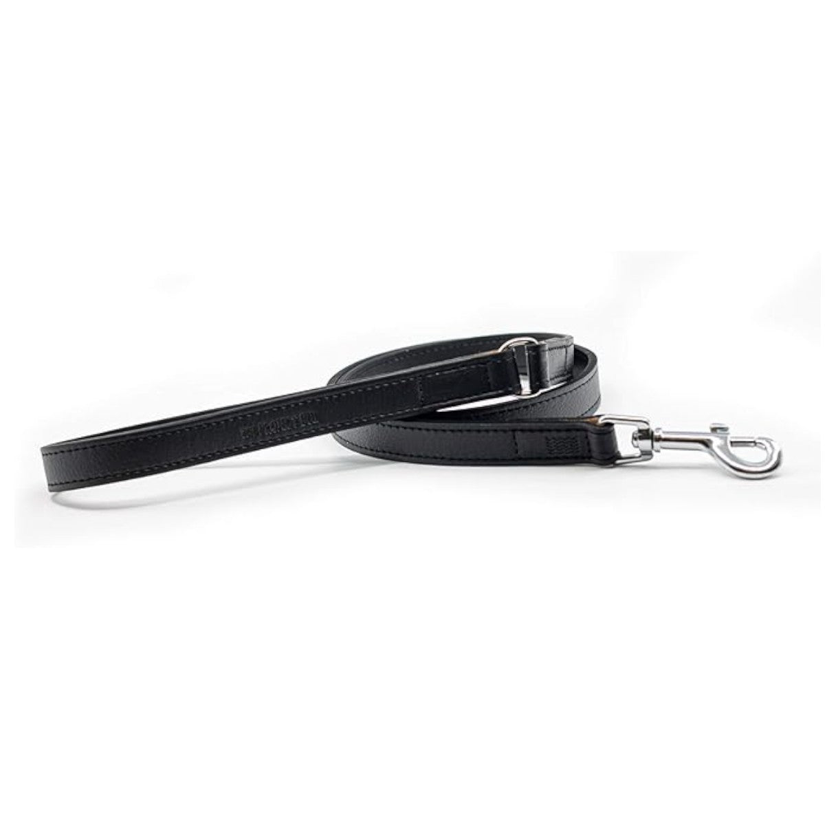 Project Blu - Recycled Leather Sustainable Dog Lead - 110cm Long, Miho Black