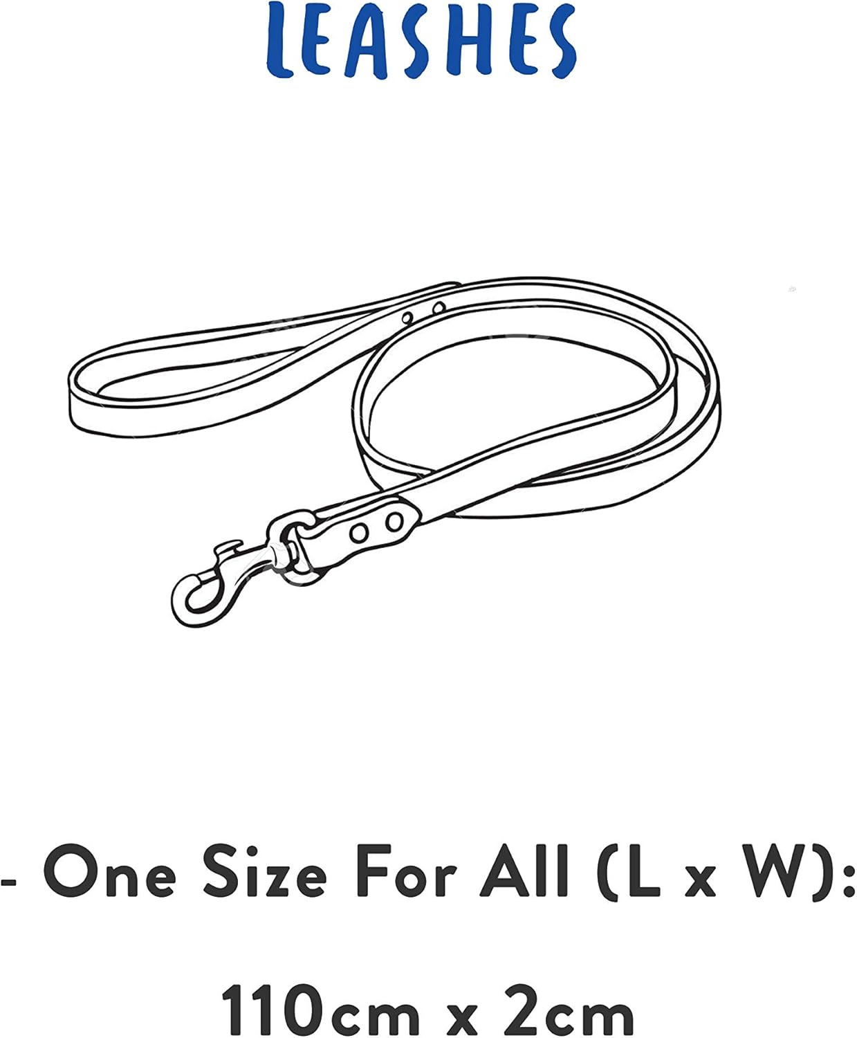 Project Blu - Recycled Leather Sustainable Dog Lead - 110cm Long, Miho Black