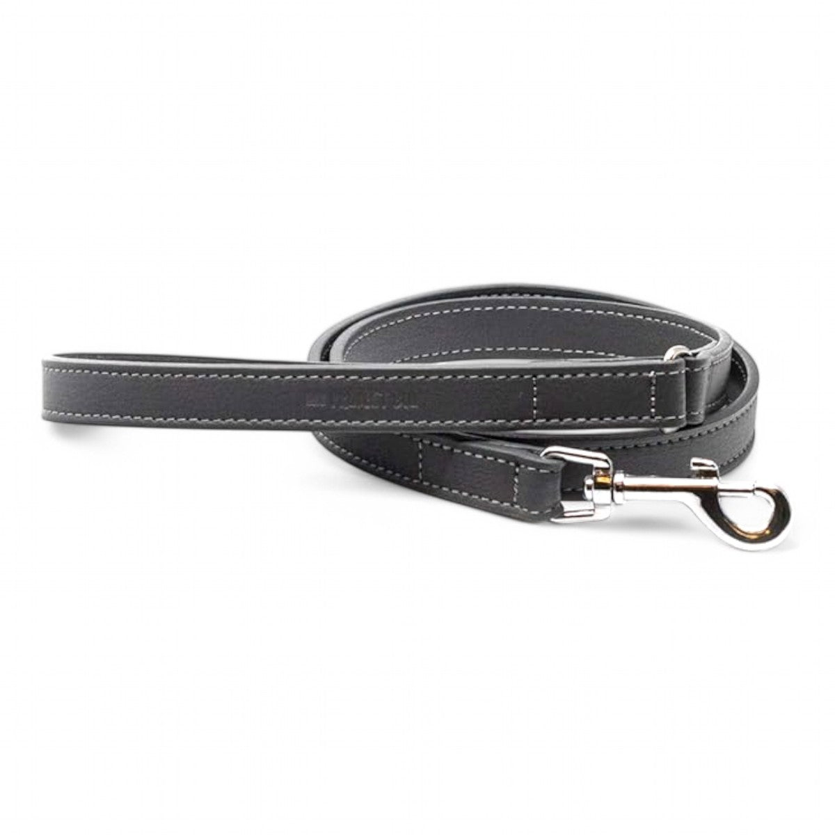 Project Blu - Recycled Leather Sustainable Dog Lead - 110cm Long, Malibu Grey